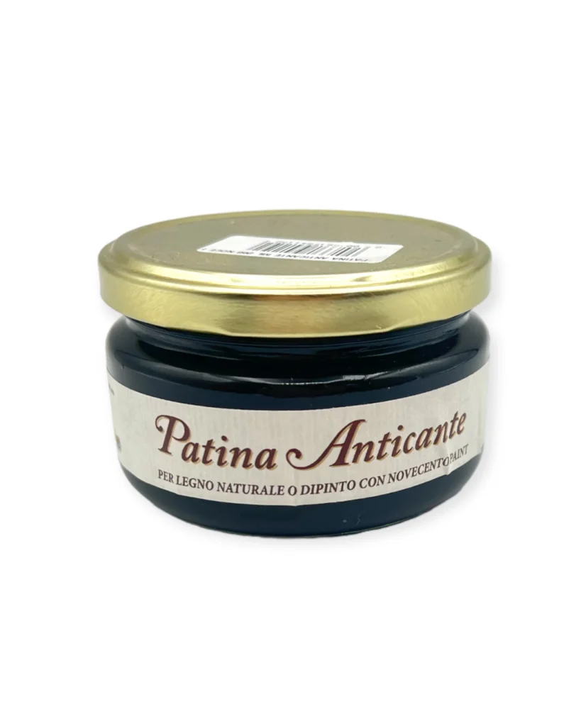 Cera anticante marrone per mobili in stile shabby chic, vintage e patinato. Finitura vellutata, protezione e nutrimento per legno, cuoio e cotto