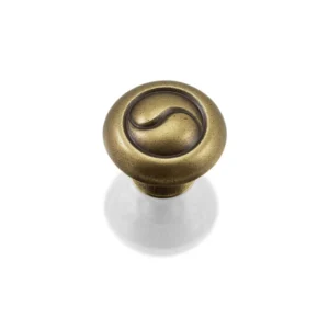 pomolo per mobili classici in zama colore bronzo.