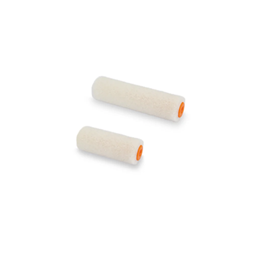 Ricambio mini rullo Velvet in Velour 4 mm Ø15 mm per finiture lisce su mobili, piastrelle e superfici laccate.
