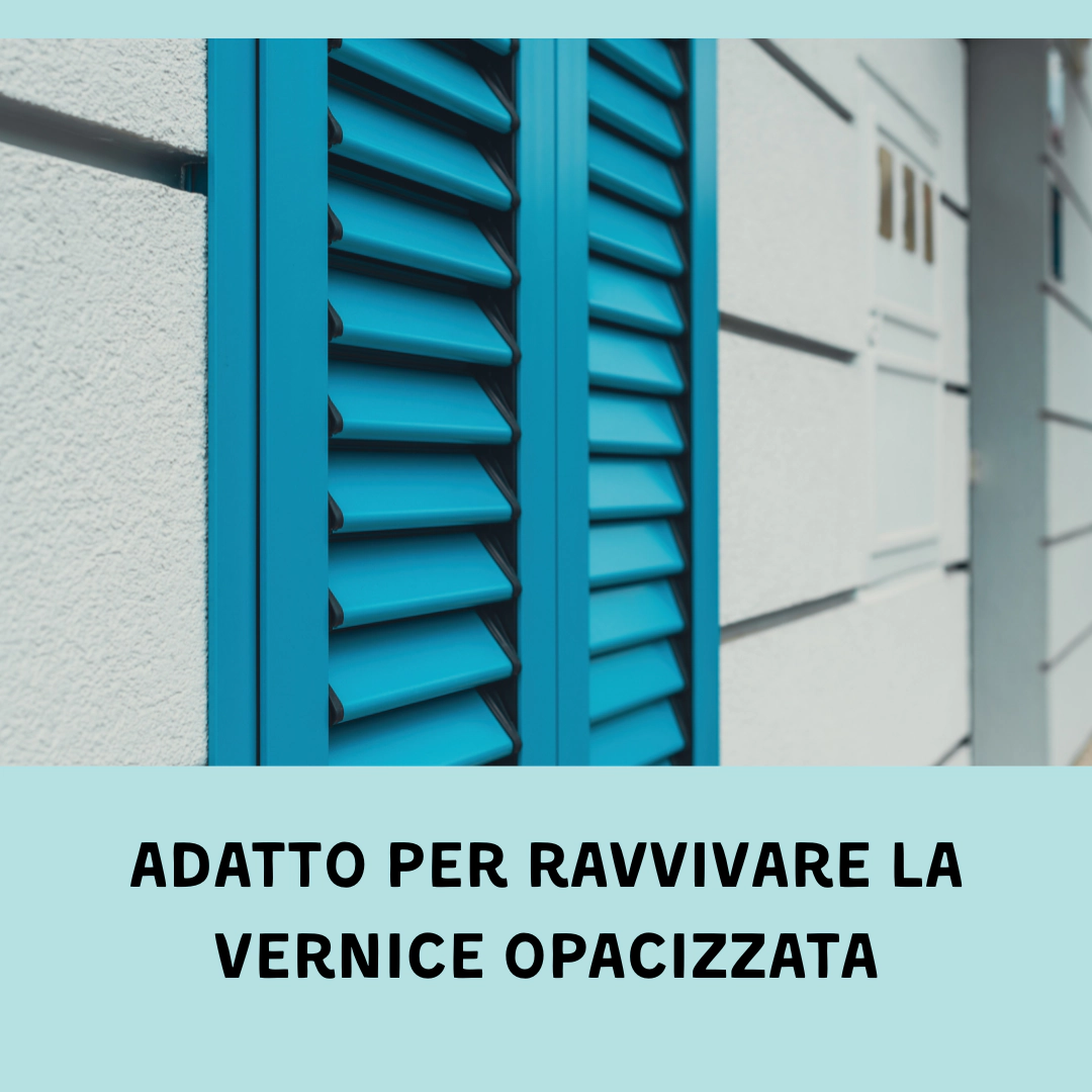 trattemento persine alluminio Protettivo per legno e ferro da esterno. Tornabello rinnova e protegge superfici esposte al sole e alle intemperie. Con filtri UV resistenti, finitura lucida e idrorepellente.